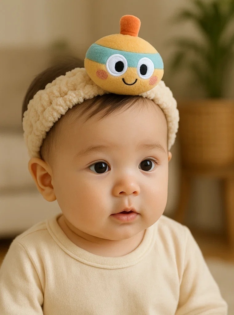 Whimsical Baby Headband – Soft, Lightweight, and Durable Cartoon Design for Everyday Comfort