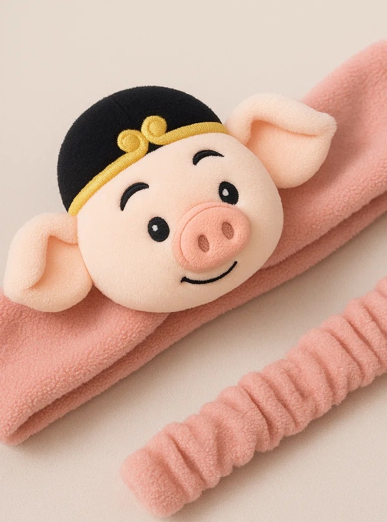 Piggy Power Baby Headband: The Cutest Little Oink for Your Baby!