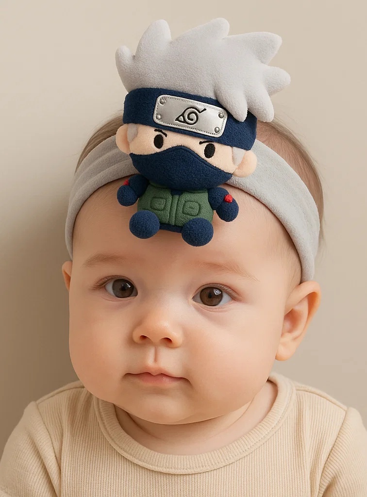 Kakashi Baby Headband: Ninja Style for Your Little One!