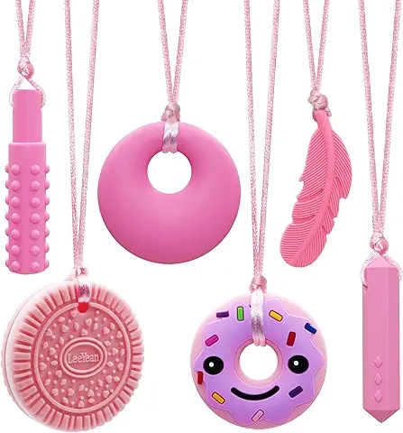 Silicone Sensory Chew Necklaces for Kids – Non-Toxic, Durable and Safe
