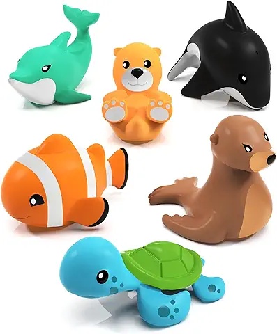 Silicone Baby Animal Bath Toys – Safe, Fun Water Toys for Infants