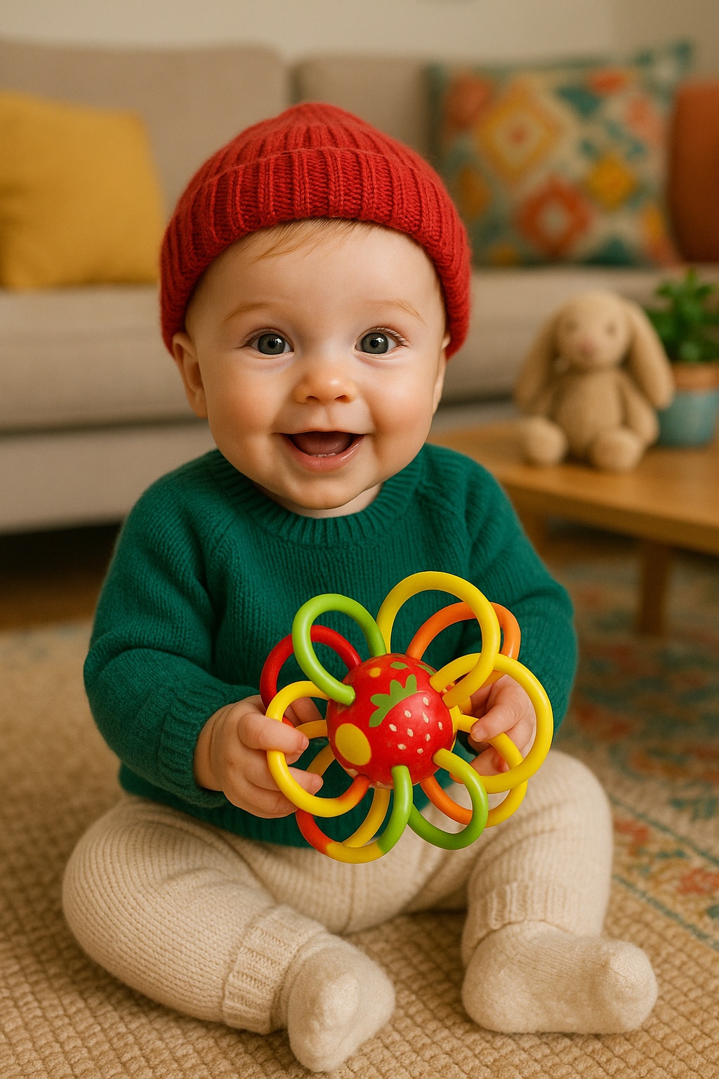 星と月の乳児感覚おもちゃ – 視覚刺激と安心安全を両立する業務用ベビートイ