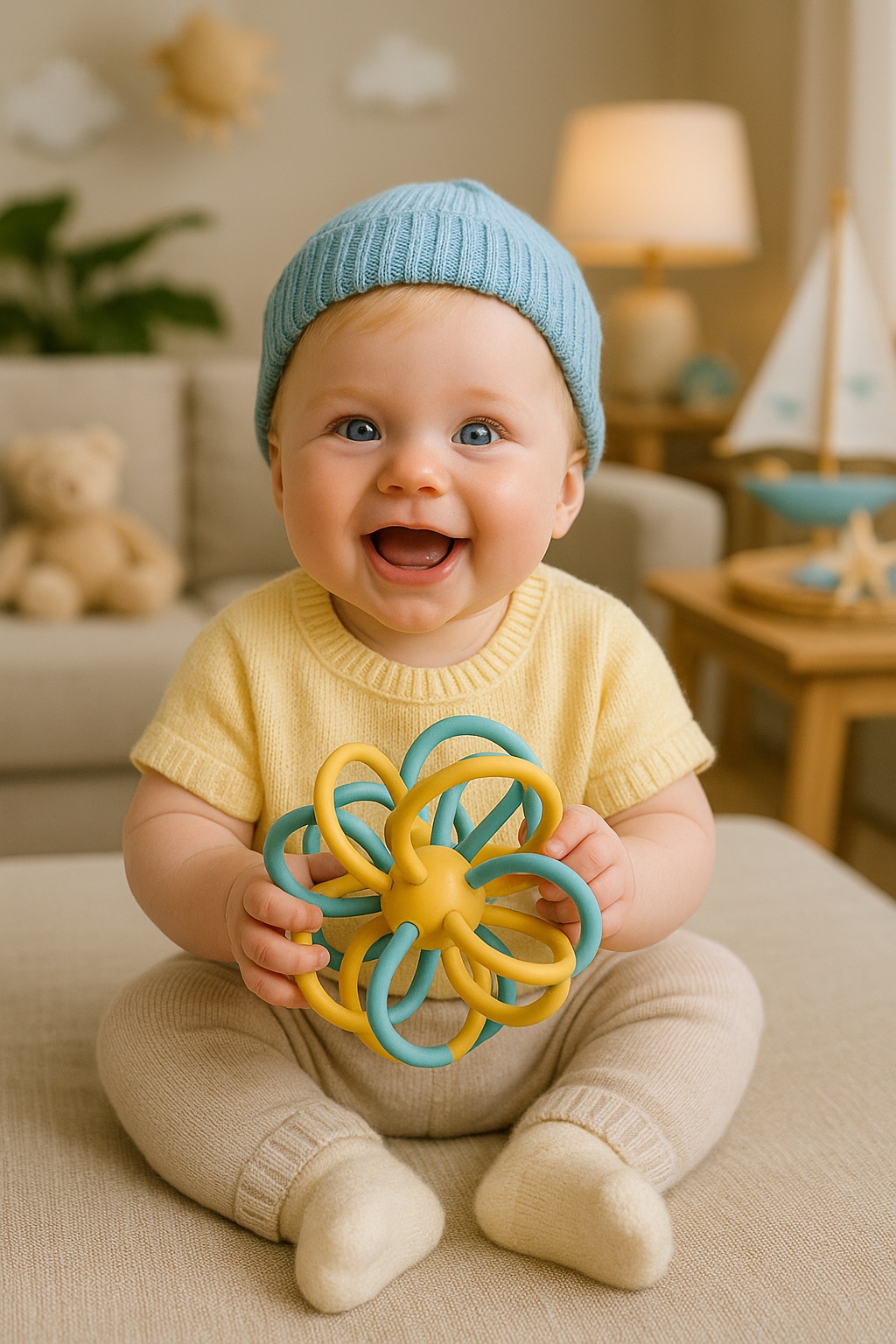 Sensorische Greifspielzeuge in neutralem Grau – für professionelle B2B-Käufer mit Fokus auf Sicherheit