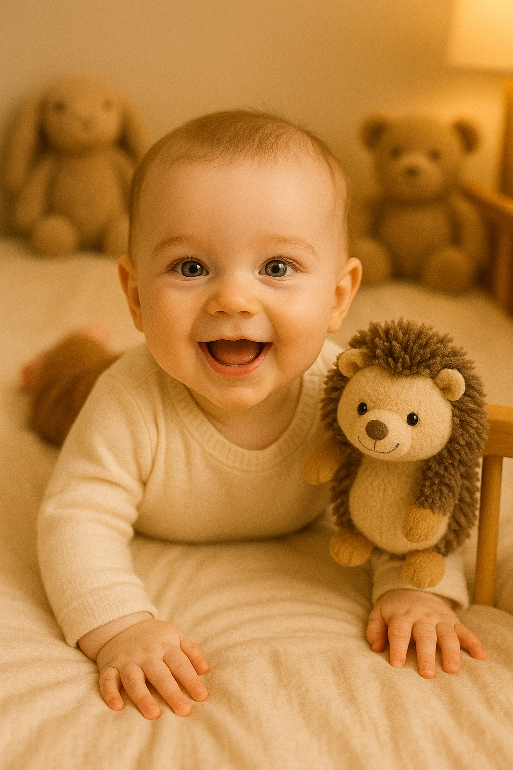 Jucărie calmantă pentru bebeluși – moale, sigură și adorabilă