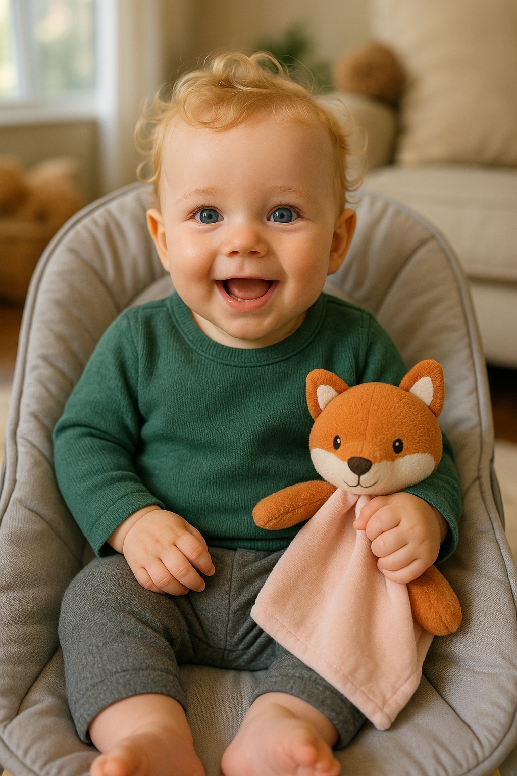 赤ちゃんの安心を守るぬいぐるみブランケット：柔らかくて安全、心を癒す