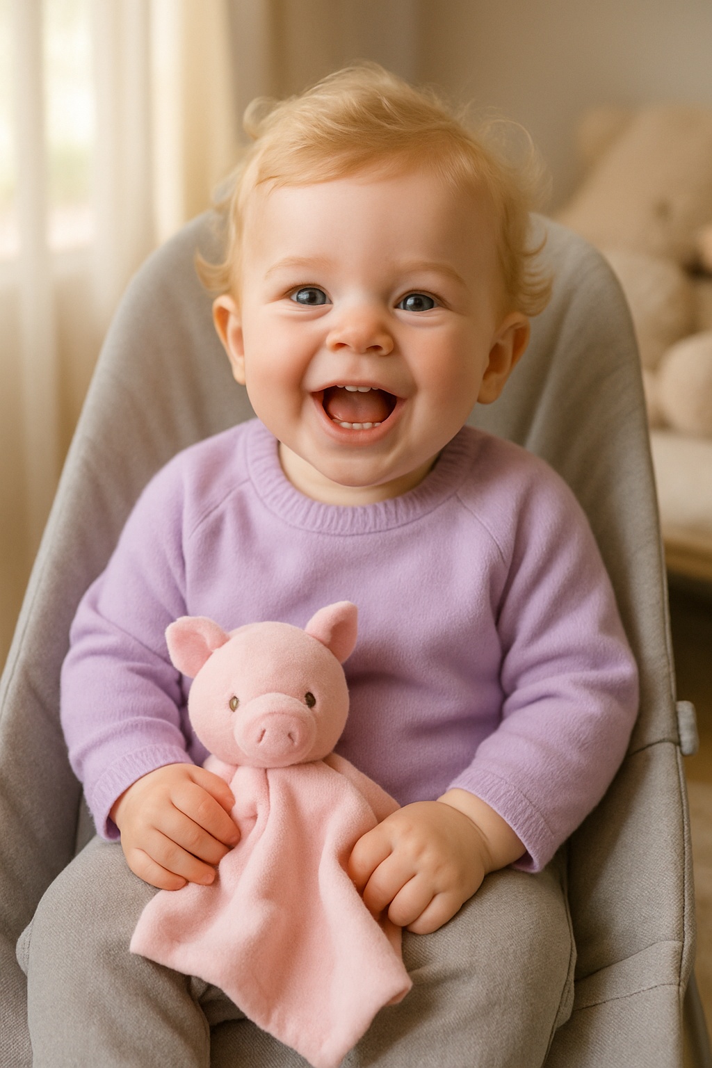 Muñeco de apego calmante – suavidad y seguridad para el bebé