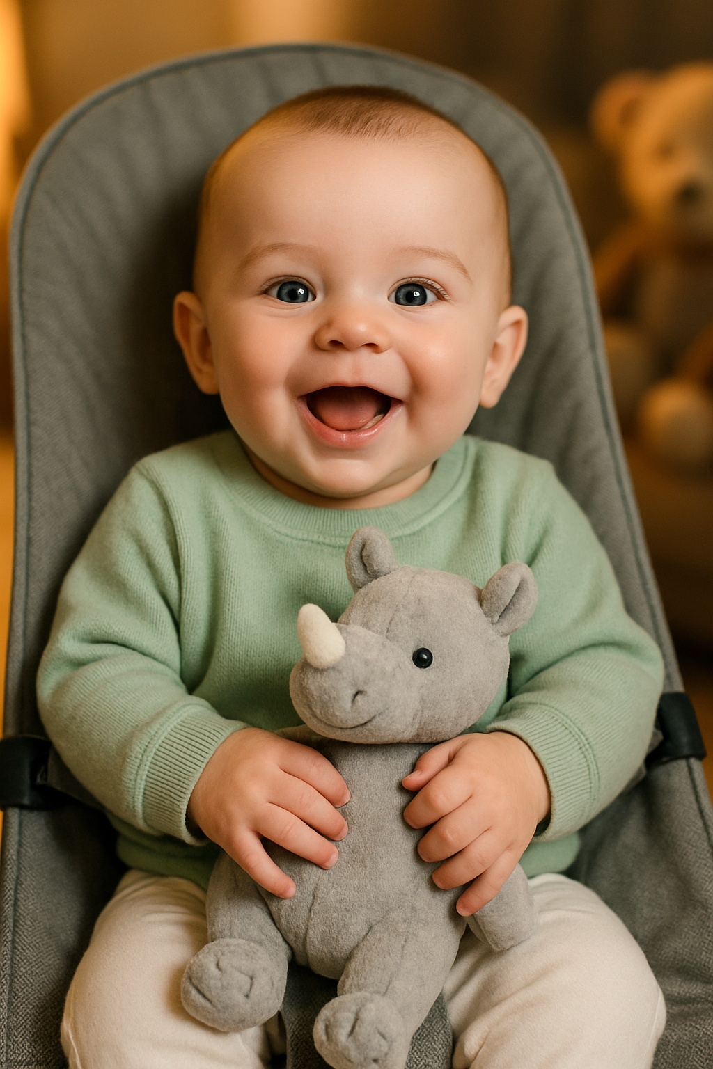 Plyšový mazlíček s uklidňujícím efektem – miláček všech miminek