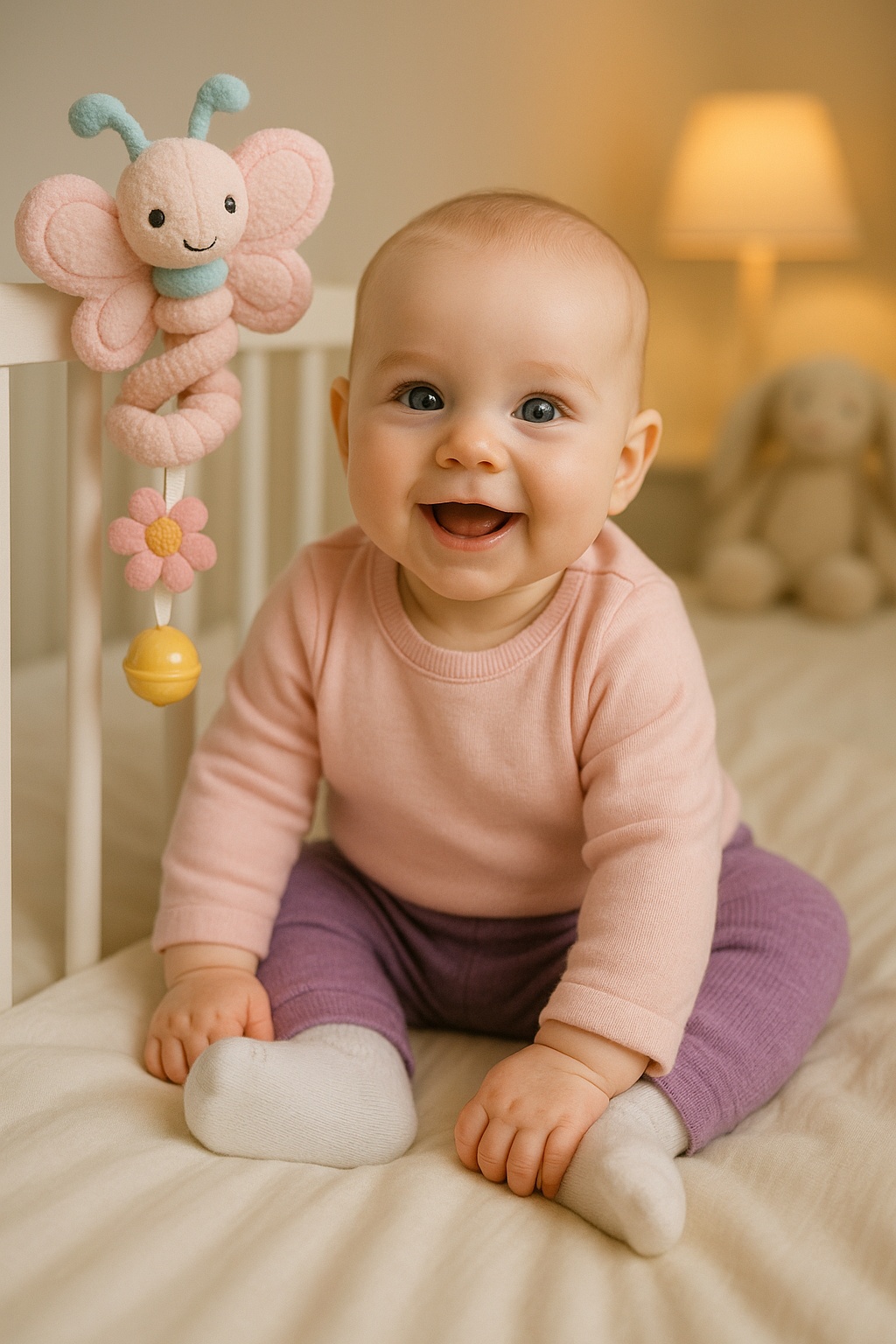 Jouets sensoriels pour bébés: Stimuler la vue et l'audition dans le berceau