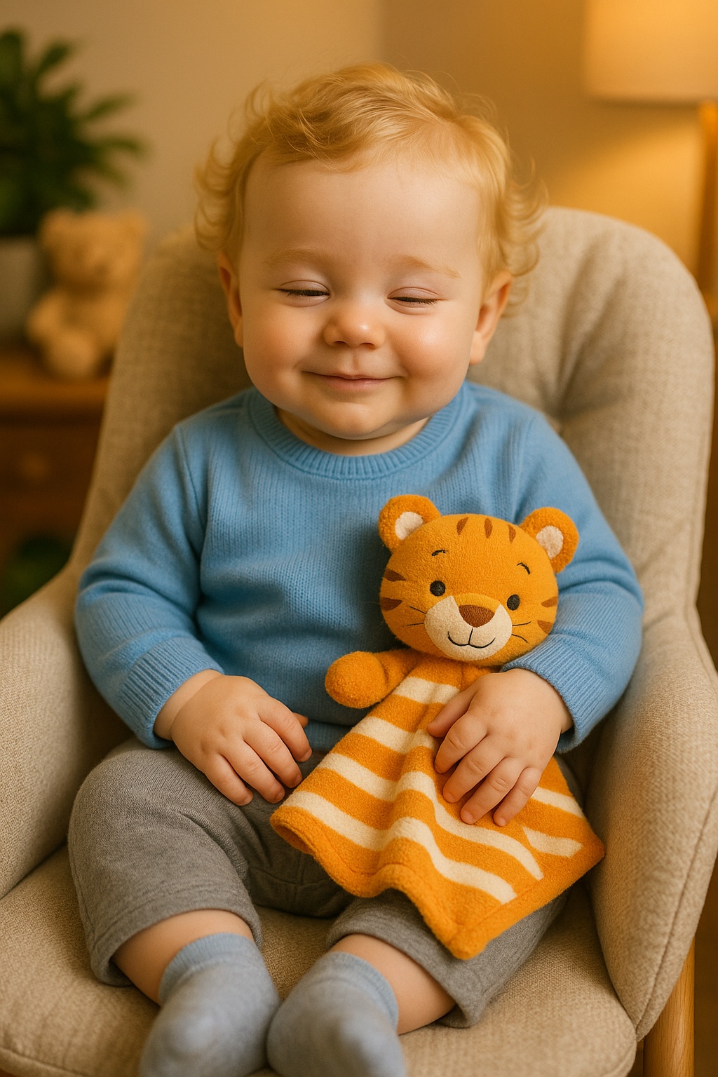 Roztomilý kojenecký plyšový upokojující hračka – ideální produkt pro novorozeňata a batolata