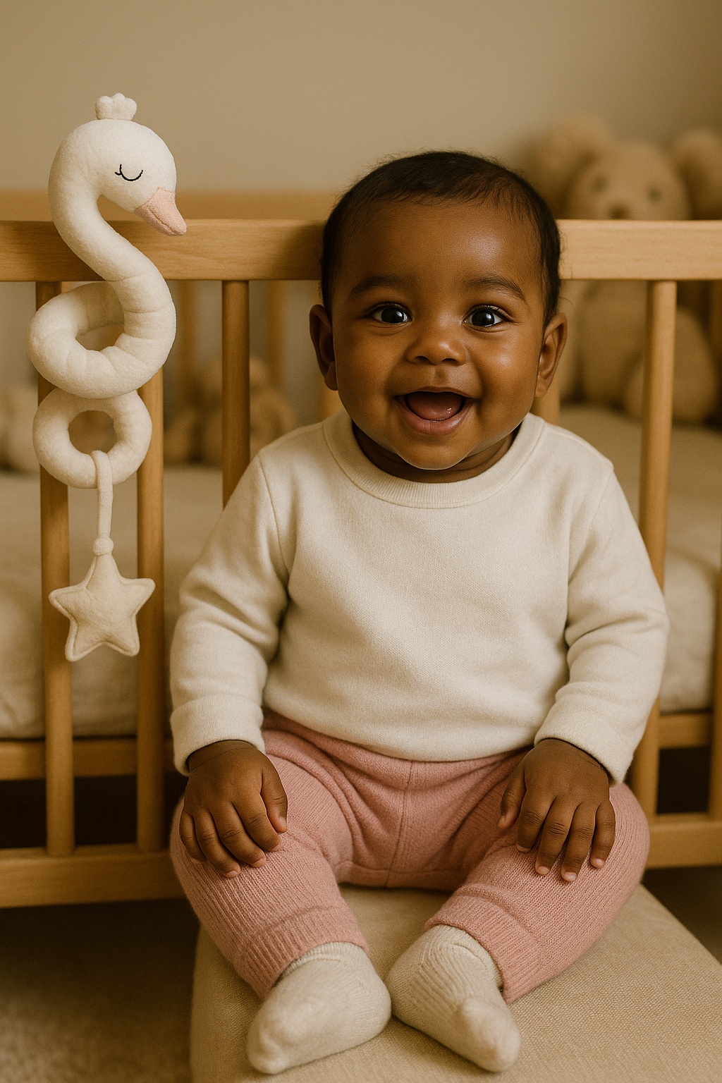 Měkké závěsné hračky pro postýlky – bezpečné, stimulující a měkké