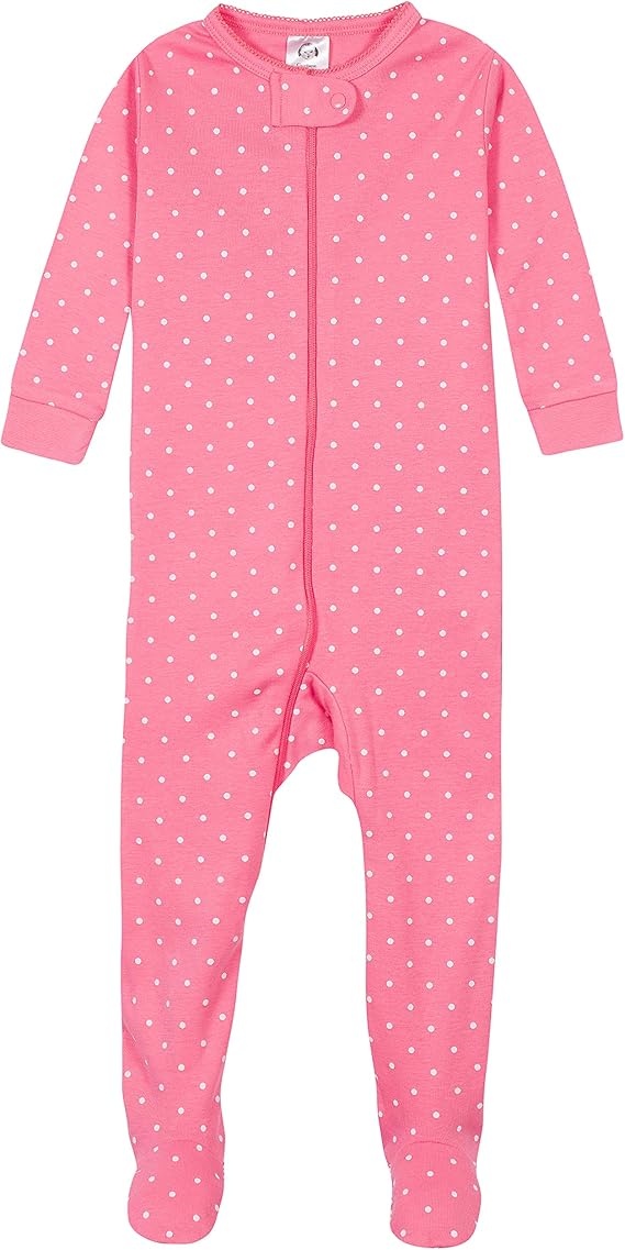 Pink Polka Dot Baby Sleeper – Soft, Breathable, and Boutique-Grade Quality