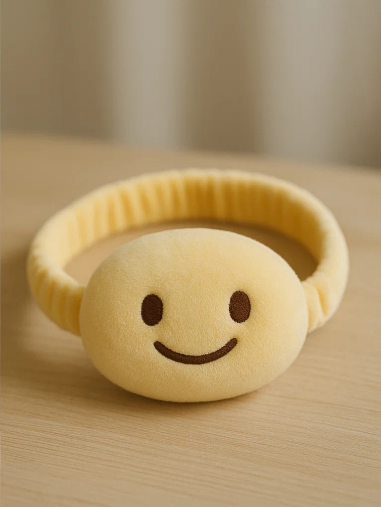 Emoji Face Baby Headbands Set