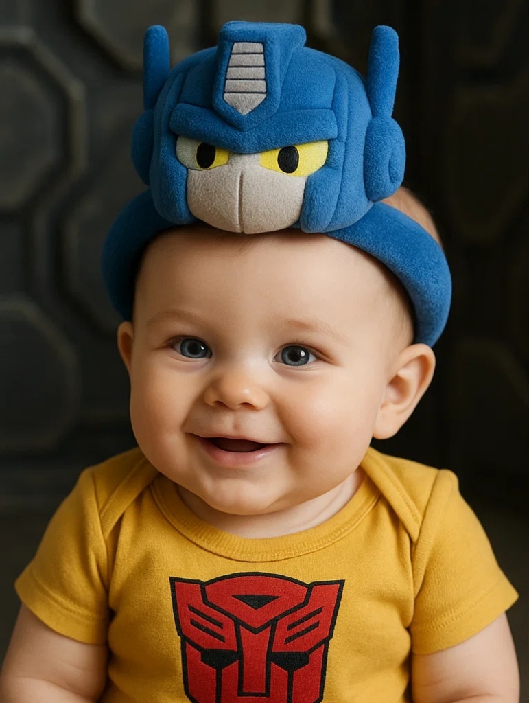 Transformers Seeria Beebi Peapael Pehme Puuvillane Disain