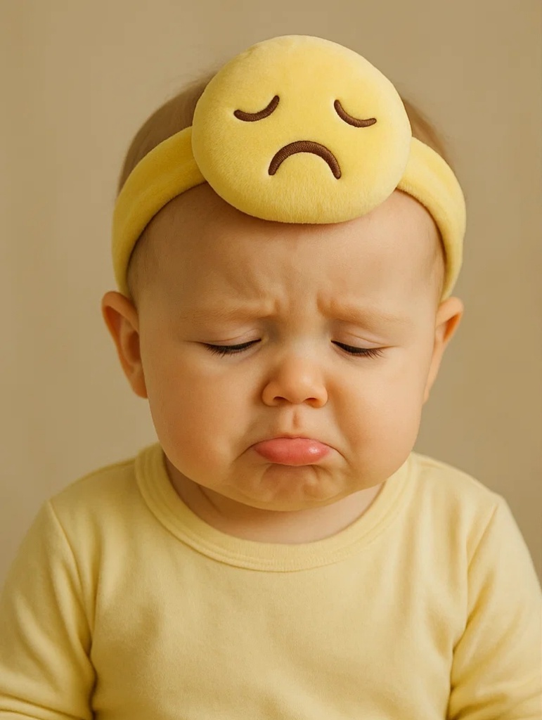 Faixa Emoji Rosto para Bebe