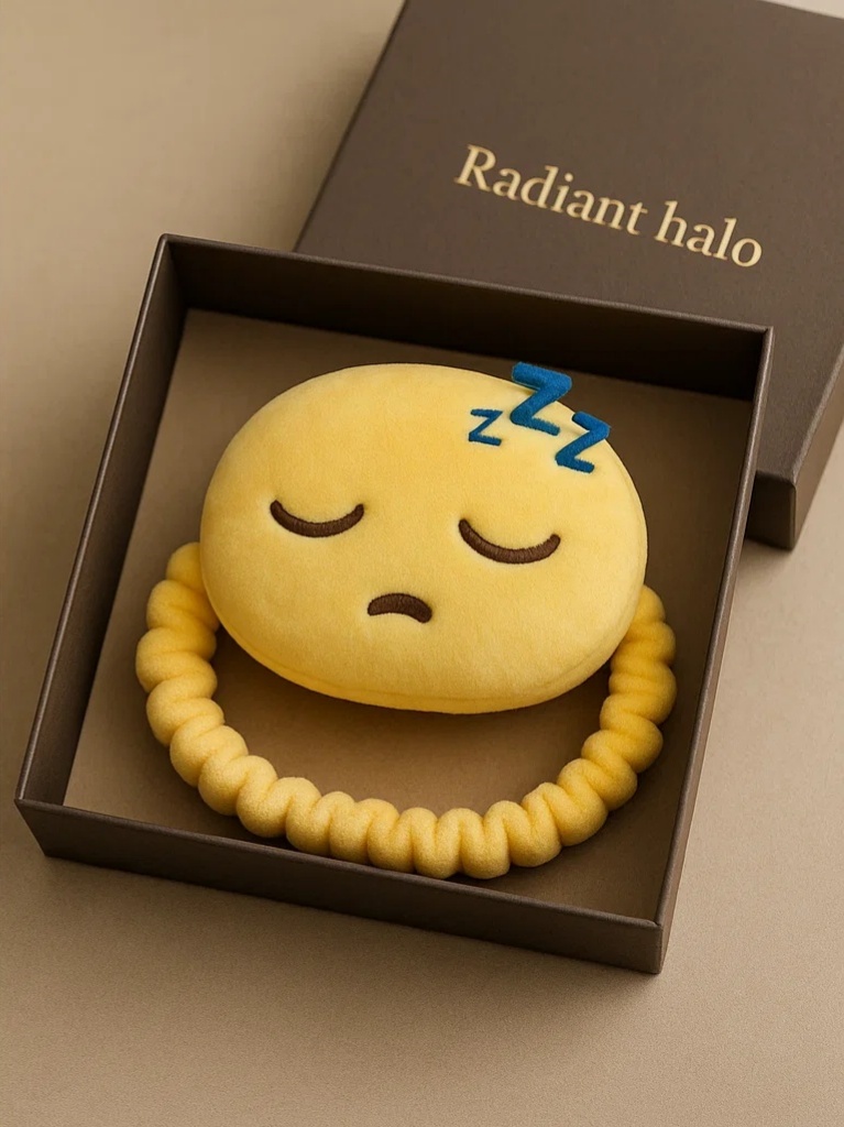 Bentita Emoji pentru Bebelusi Accesoriu de Par din Plus Moale Ideal pentru Nou nascuti si Copii Mici