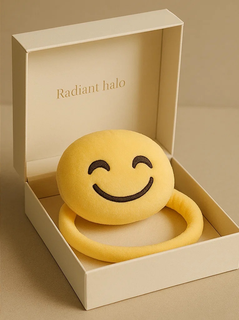 Gentle Wink Baby Emoji Headband