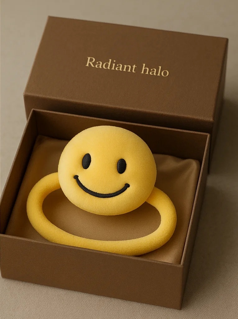 Cheeky Laugh Emoji Baby Headband