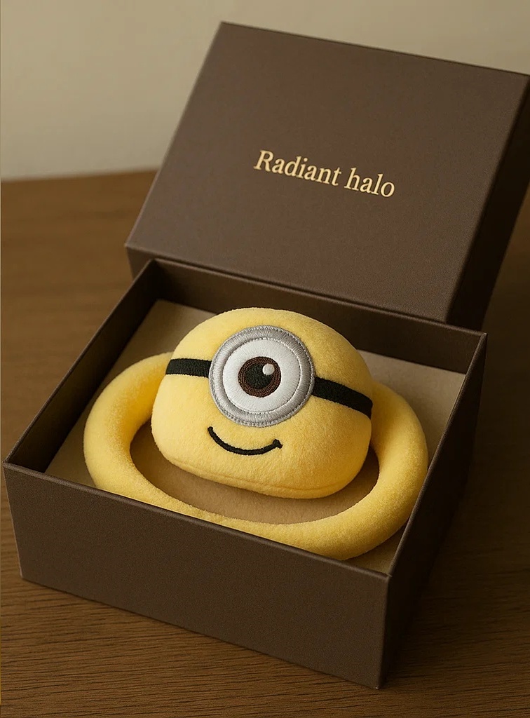 Cute Minion-Inspired Baby Headbands – Soft & Plush Cartoon Style for Infants