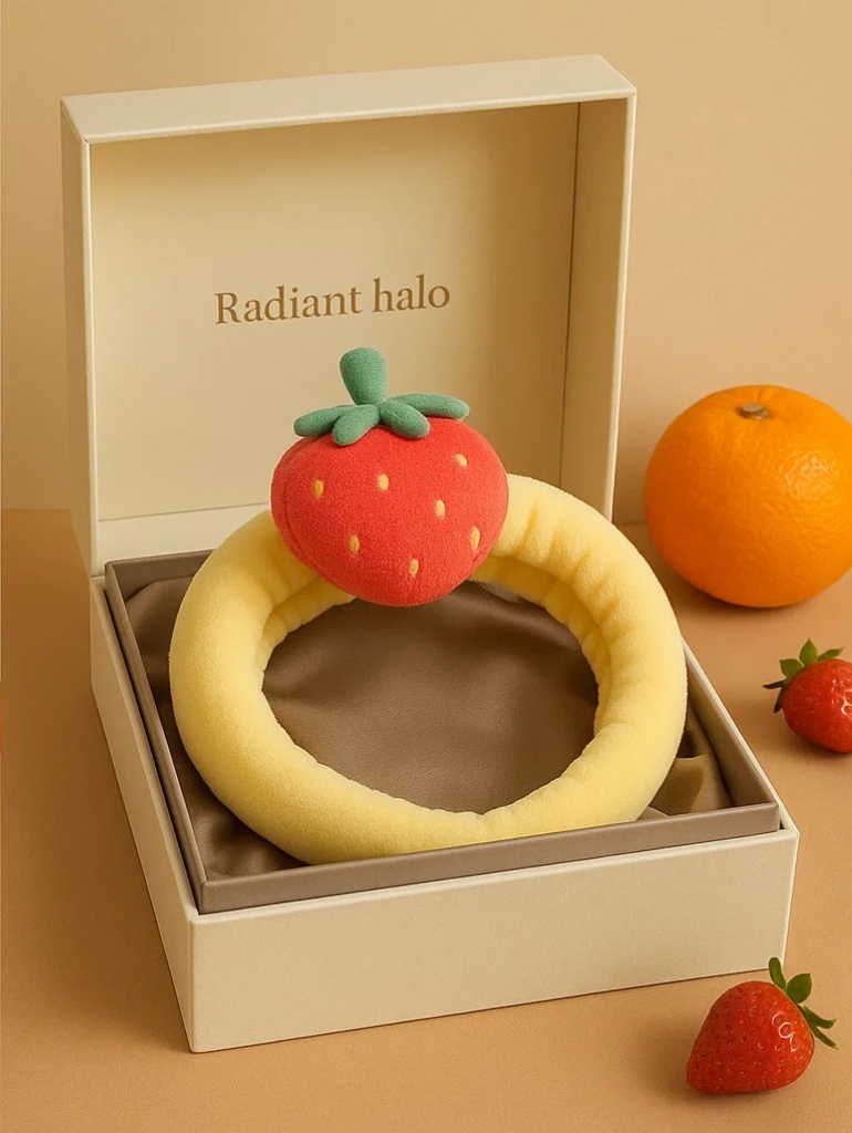 Fruit Series Baby Headband Pineapple Style Soft Cotton Halo