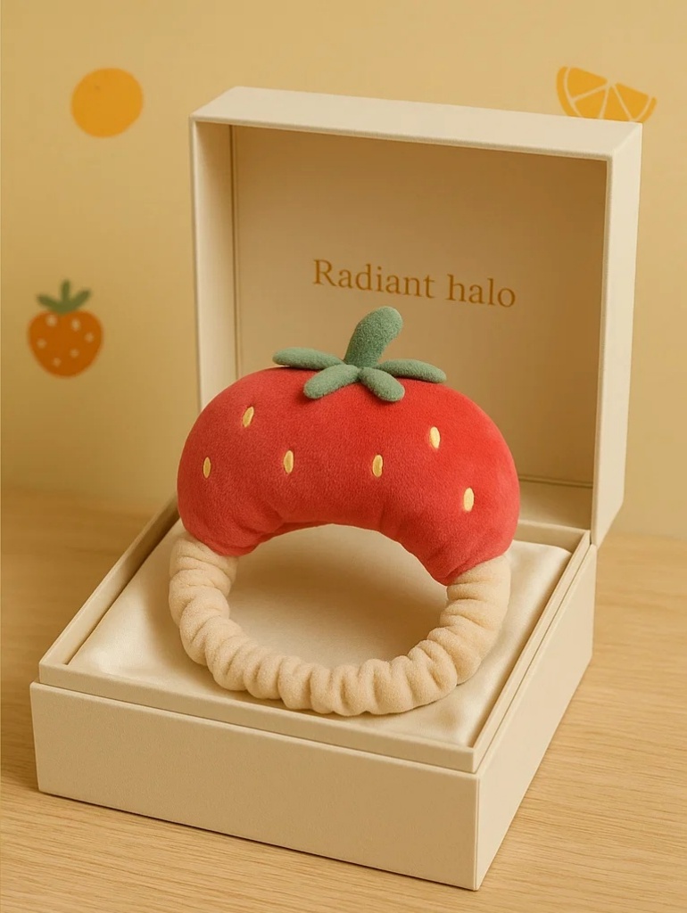 Fruit Series Baby Headband Lemon Style Soft Cotton Halo