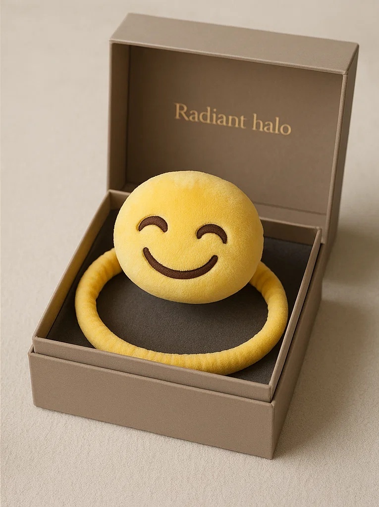 絵文字表情のベビーヘッドバンド