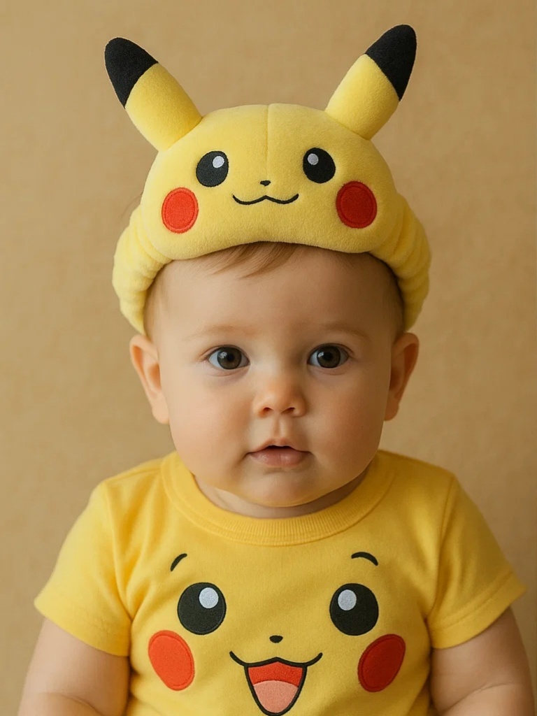 Pokemon Plüsch Baby Stirnband mit Charakterdesign