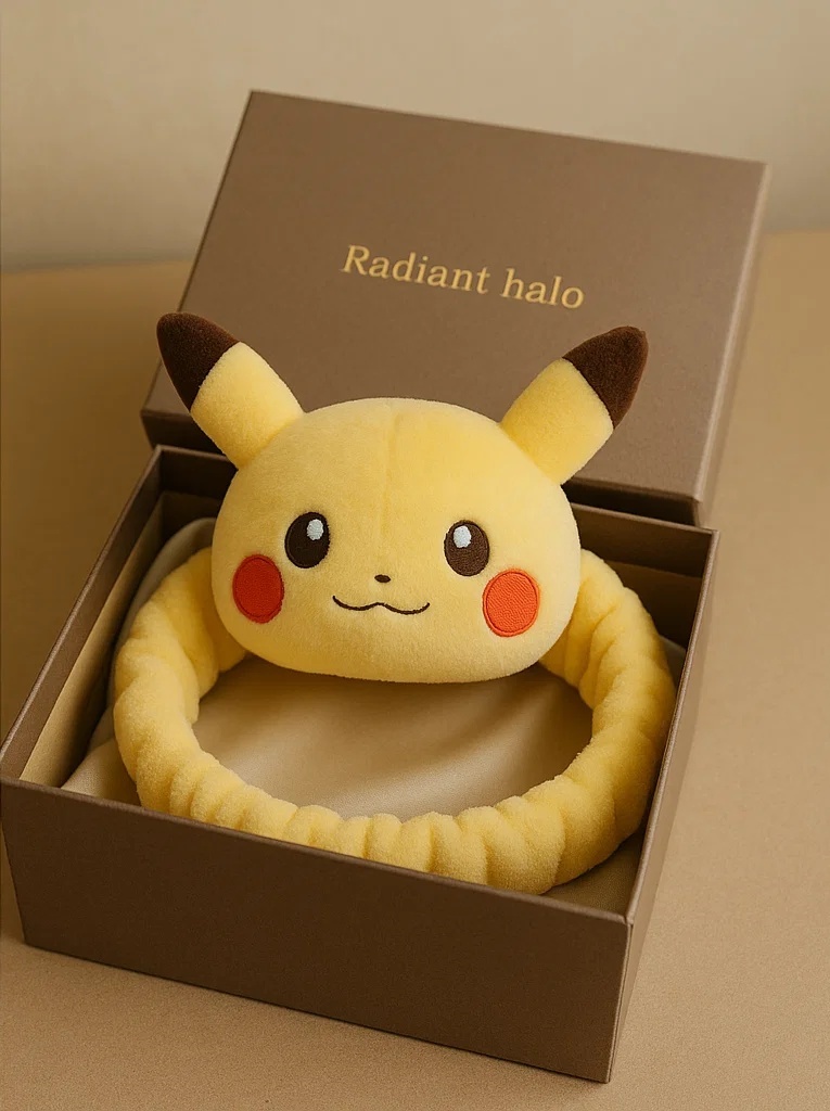 Cinta de bebé de peluche con personajes de Pokémon