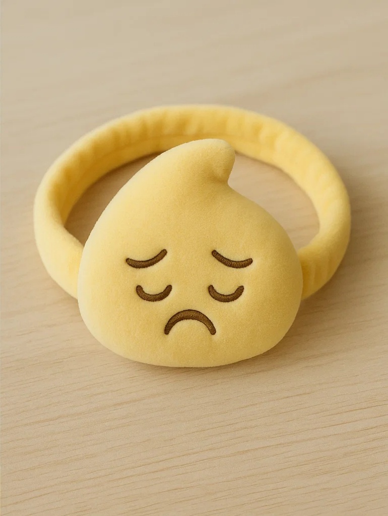 Sad Face Baby Headband