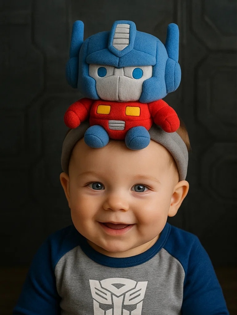 Série Transformers Dětská Čelenka Design z Měkké Bavlny