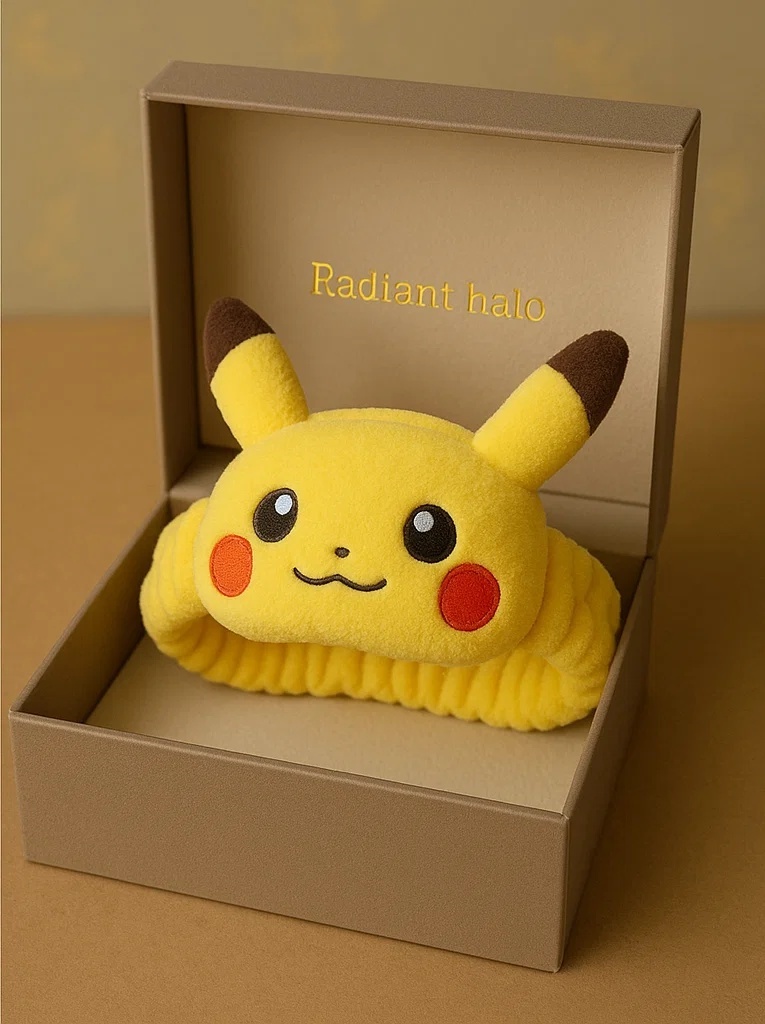 Bandeau bébé peluche inspiré des personnages Pokémon