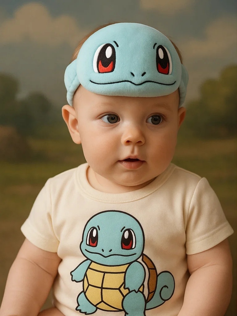 Beebidele mõeldud Pokemoni pehmete tegelaste peapael