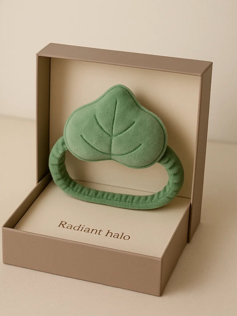 Leaf Plush Baby Headband - Fresh Green