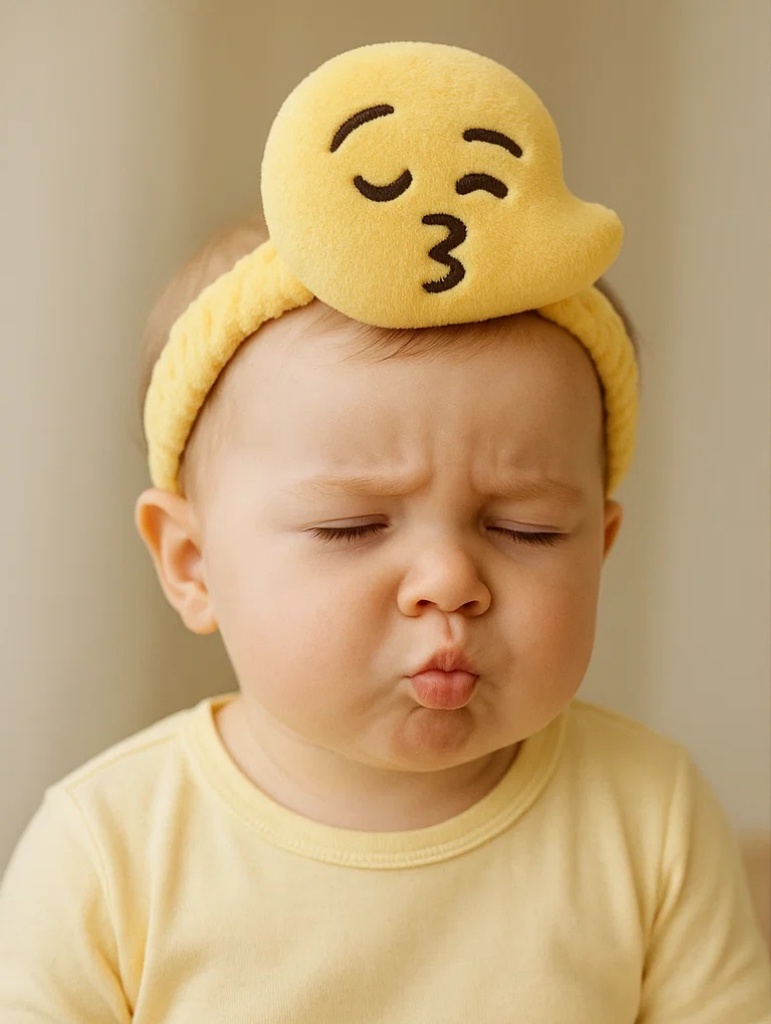 Kiss Face Baby Headband