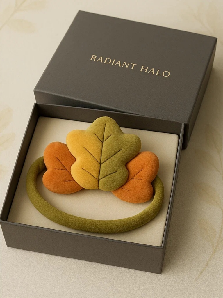 赤ちゃんのリーフデザインヘッドバンド