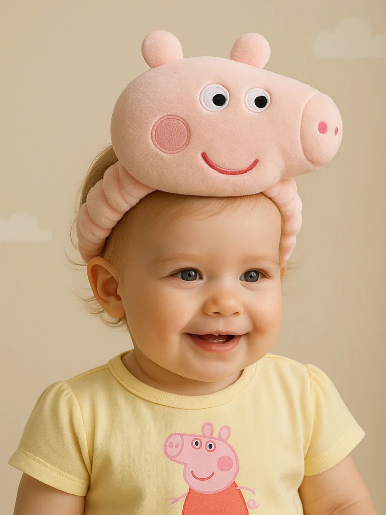 ペッパピッグ赤ちゃん用ヘッドバンド