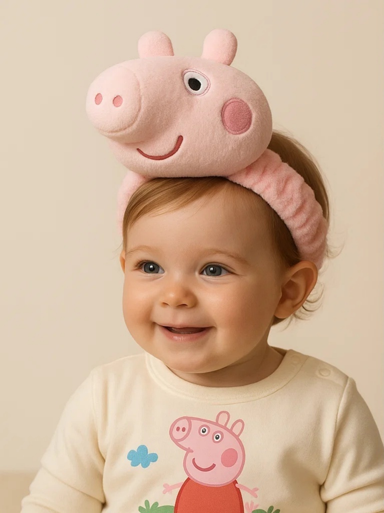Peppa Pig Baby Headband Soft Cartoon Accessory