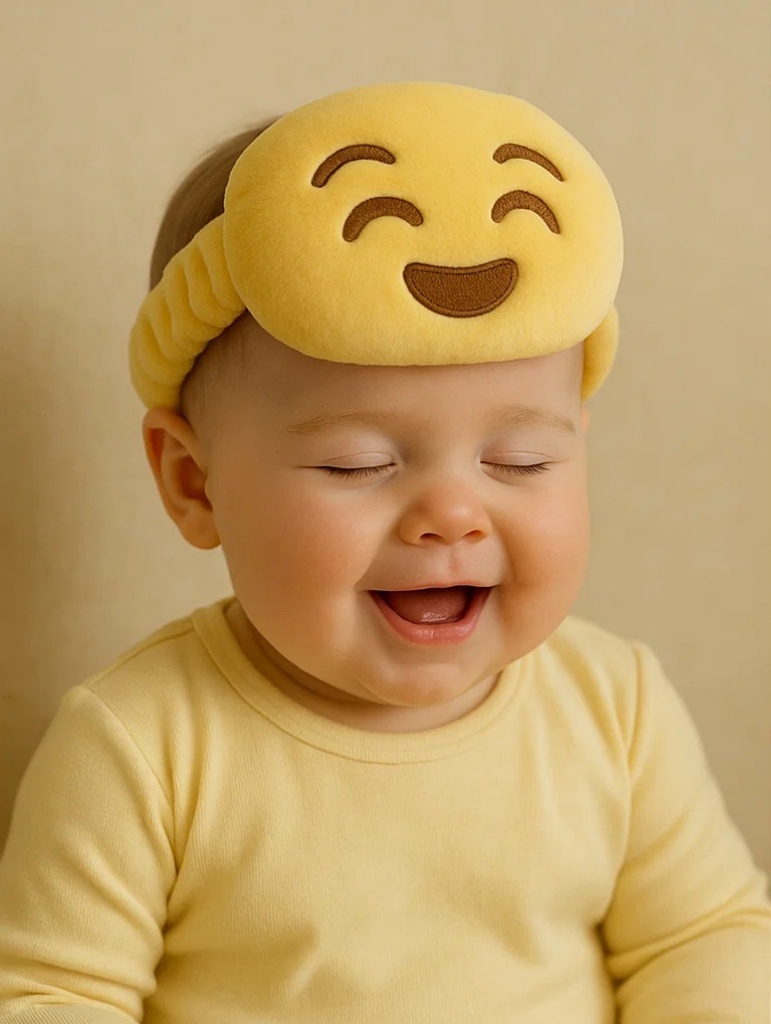 Emoji Gesicht Baby Stirnband