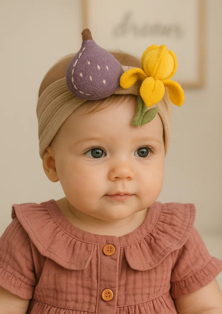 Fig & Flower Baby Headband – The Ultimate Cute Accessory for Your Little One!