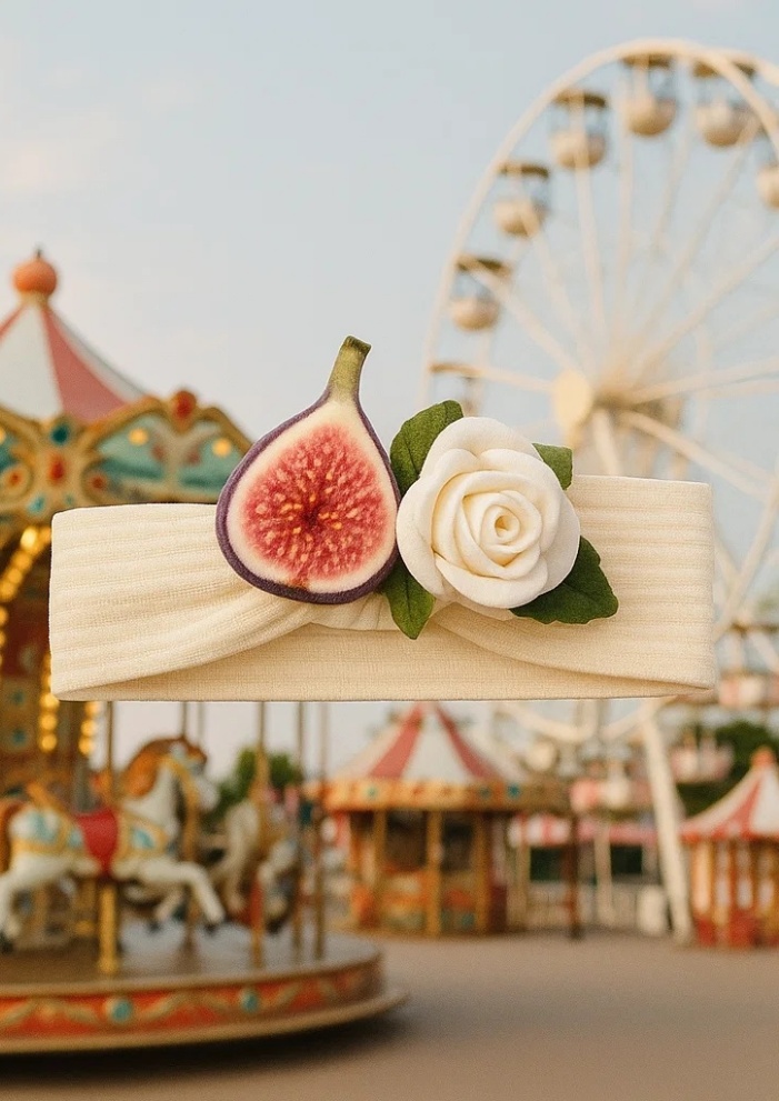 Fig & Rose Baby Headband – The Perfect Blend of Elegance and Cuteness!