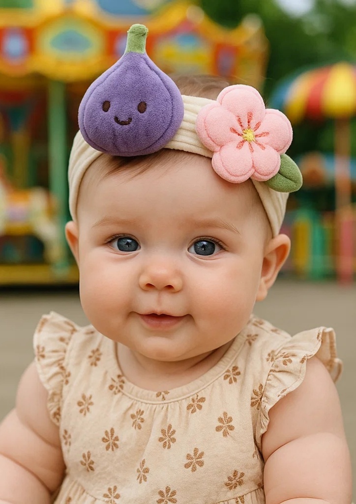 Cute Baby Headband with Fruit Design – Perfect for Adding Fun to Your Baby's Outfit!