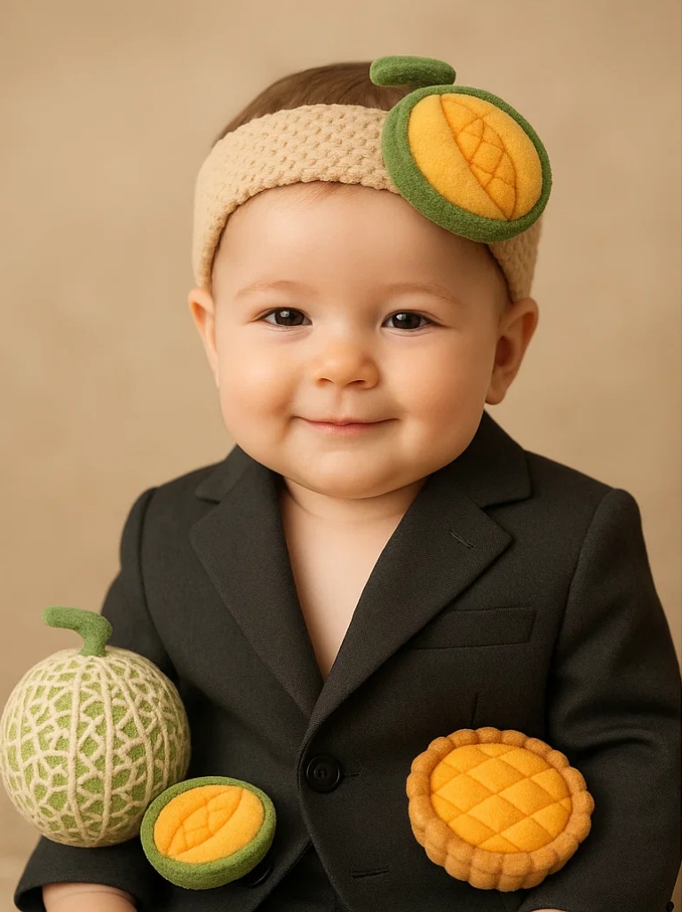 Mango Magic! | Sweet Tropical Baby Crown for Golden Moments