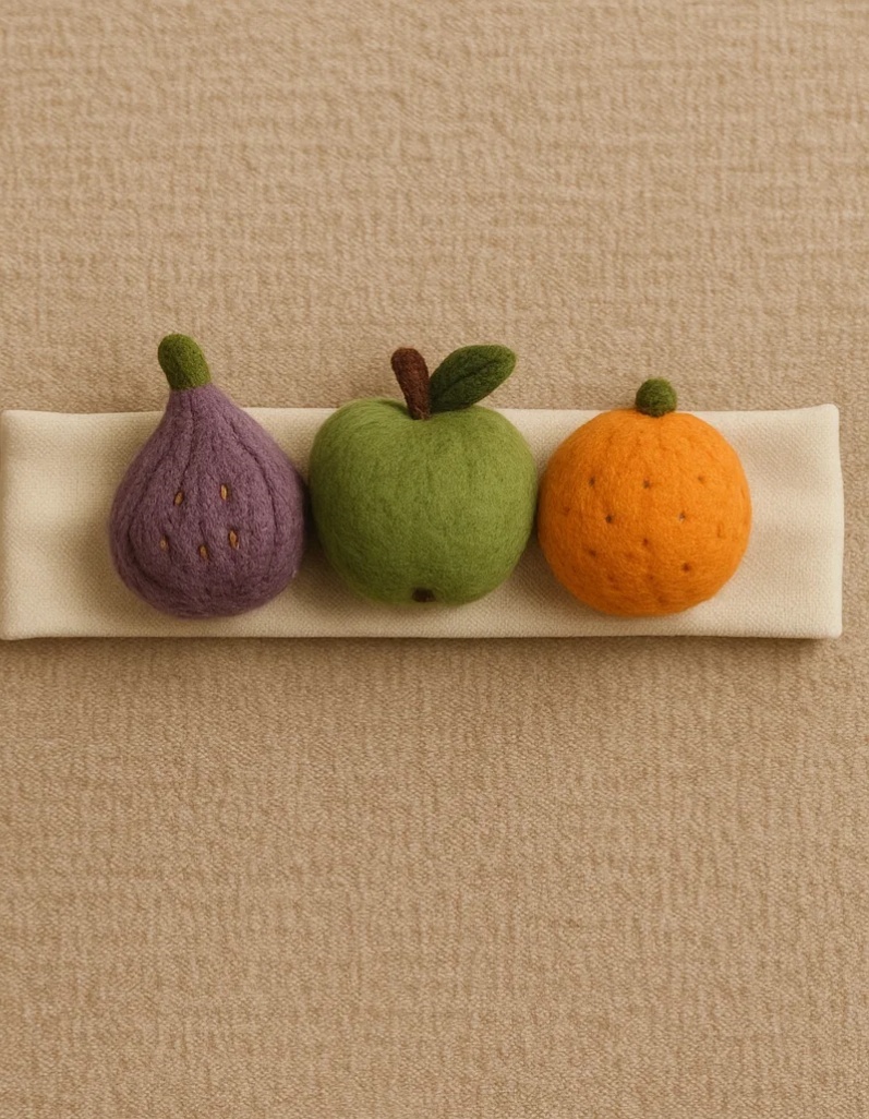 Cute and Quirky Baby Headband with Fruit Design – Perfect for Little Fashionistas!