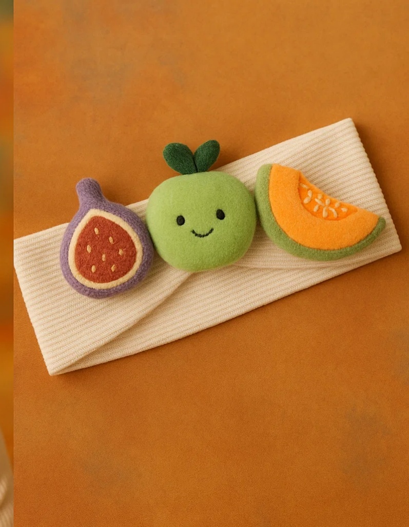 Cute Baby Headband with Fruit Design – Perfect for Adding Fun to Your Baby's Outfit!