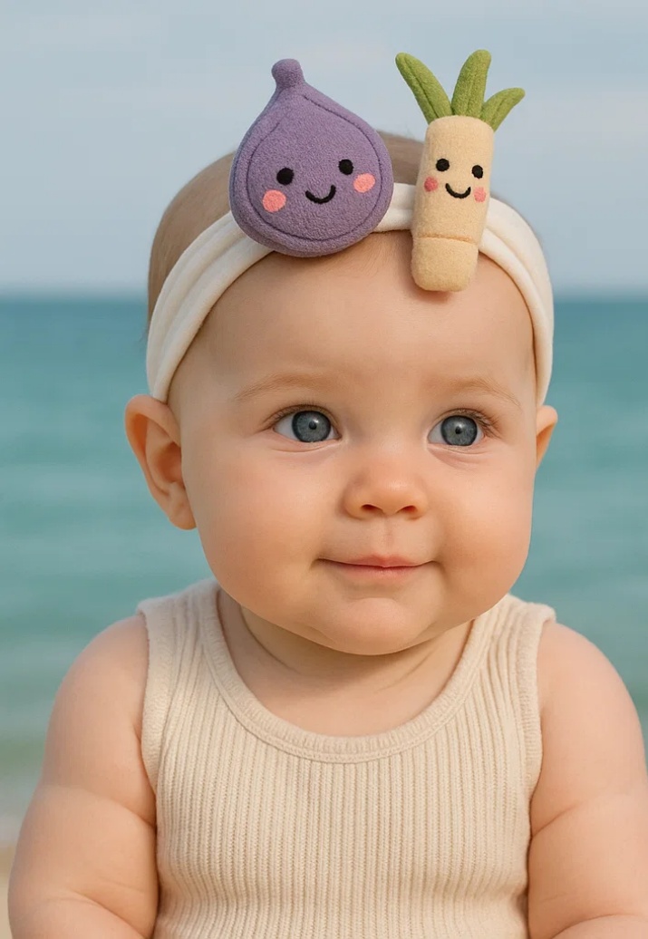 Sweetness on Your Baby’s Head – Fig and Sugarcane Plush Baby Headband!