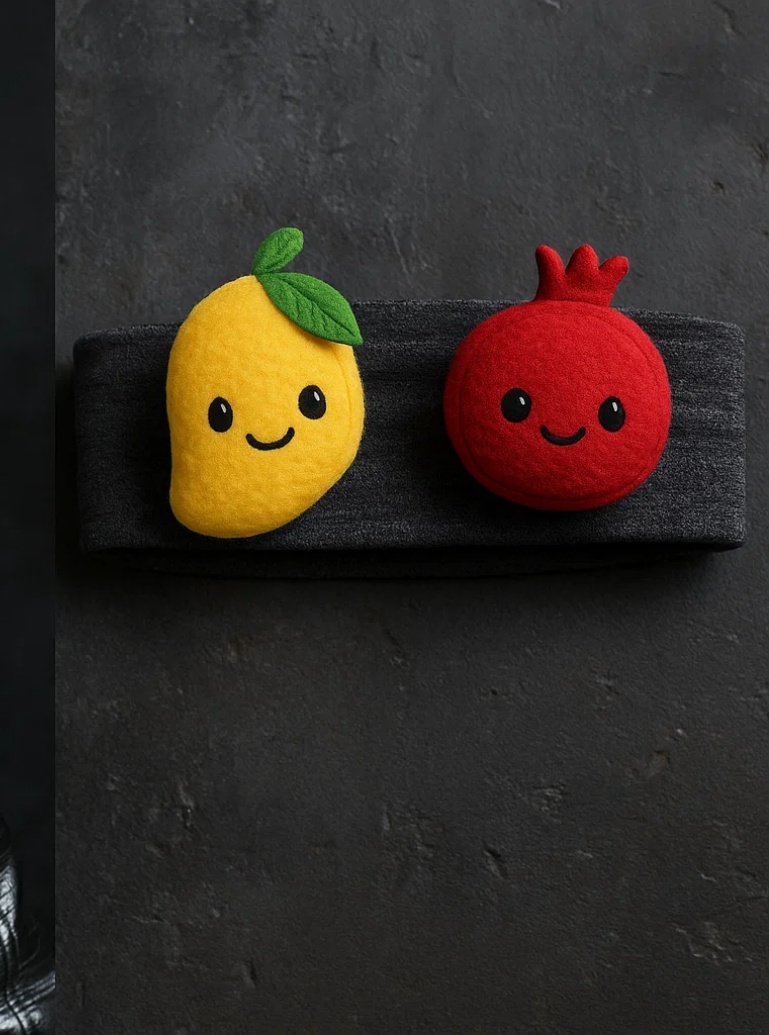 ¡Haz que tu bebé luzca increíble con esta cinta para bebé de mango y granada!