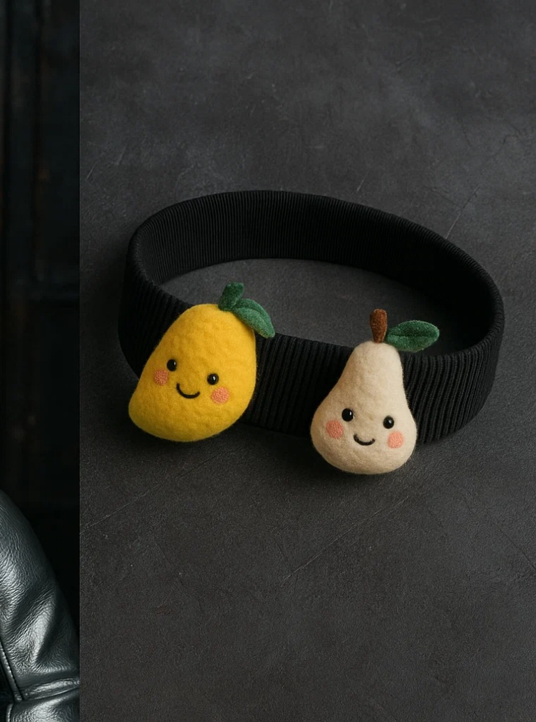 Make Your Baby's Style Shine with This Adorable Mango & Pear Headband – Perfect for Every Occasion!