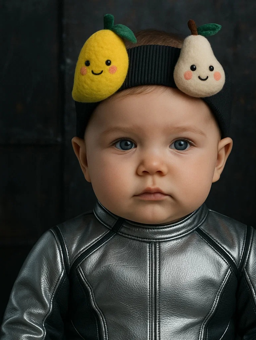 Make Your Baby's Style Shine with This Adorable Mango & Pear Headband – Perfect for Every Occasion!
