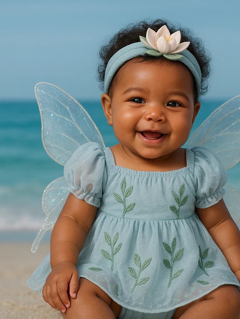 Soft Baby Headband with Yellow Flower and Doll Embellishments