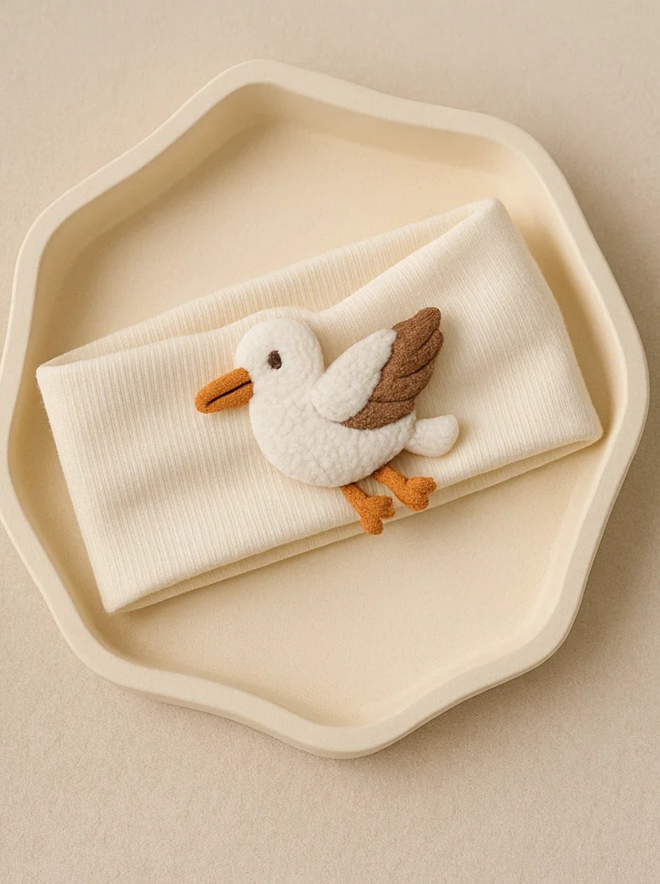 Süßes Baby-Stirnband mit Tiermotiv – Weiches Accessoire für Fotos und Alltag