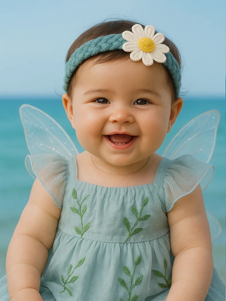 Daisy Baby Headband for Photoshoots